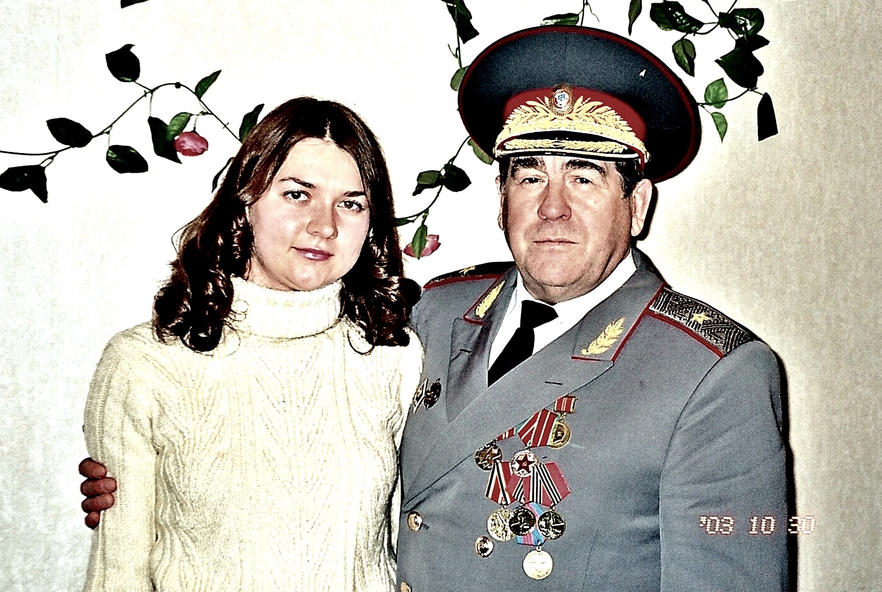 Зам. директора ТТО Монолит Ольга Бакланова и Виктор Минаков, 2003 год